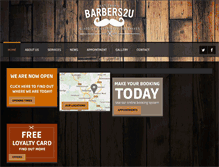 Tablet Screenshot of barbers2u.com